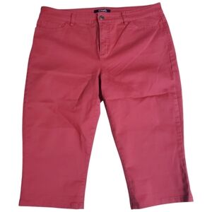 Chaps Coral Capri Pants Size 12